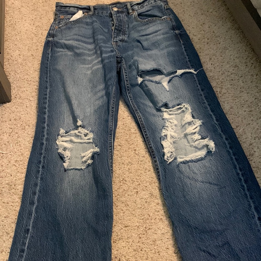 AERO jeans 90s style baggy worn twice